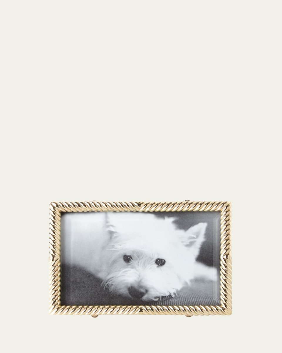 Gold Deco Twist 4" x 6" Picture Frame